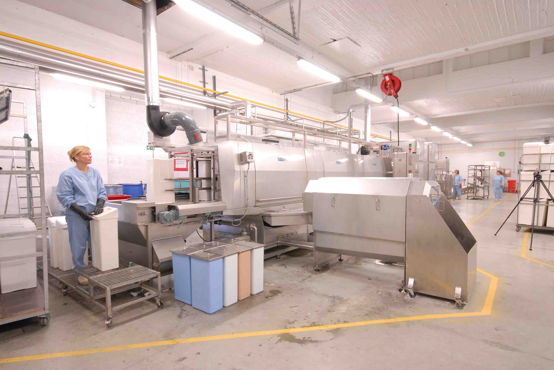 Lavadora de cajas Cretel limpieza industrial